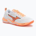 Házenkářské boty Mizuno Wave Stealth Elite white/lava orange