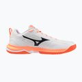 Házenkářské boty Mizuno Wave Stealth Pro white/black/flamingo coral 2