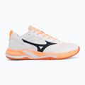 Házenkářské boty Mizuno Wave Stealth Pro white/black/flamingo coral 2