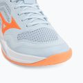 Dámské házenkářské boty Mizuno Wave Stealth Pro blue finch/lava orange 7
