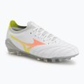 Kopačky Mizuno Morelia Neo V β Pro AG white/lava orange/evening primrose