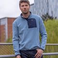 Pánská fleecová mikina REGATTA Frankie Borg Half Zip grey mirage/black 11