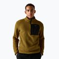 Pánská fleecová mikina REGATTA Frankie Borg Half Zip rich tan/black