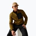 Pánská fleecová mikina REGATTA Frankie Borg Half Zip rich tan/black 4