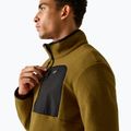 Pánská fleecová mikina REGATTA Frankie Borg Half Zip rich tan/black 6
