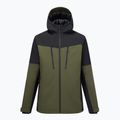 Pánská nepromokavá bunda REGATTA Highton Stretch Padded dark khaki/black 10