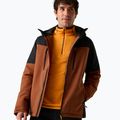 Pánská nepromokavá bunda Regatta Highton Stretch Padded Jacket burnt henna/black 6