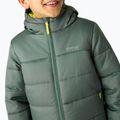 Dětská péřová bunda REGATTA Hooded Marizion dark forest green/wild lime 11