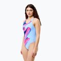 Dámské jednodílné plavky Speedo FL Placement Printed Powerback brushy shadows/cruise 4