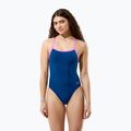 Dámské jednodílné plavky Speedo Solid Turnback denim teal