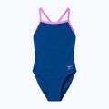 Dámské jednodílné plavky Speedo Solid Turnback denim teal 6