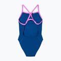 Dámské jednodílné plavky Speedo Solid Turnback denim teal 7