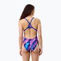 Dámské jednodílné plavky Speedo FL Printed Turnback brushy glitch/hope 2