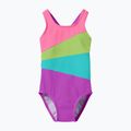 Dětské jednodílné plavky Speedo Radiating Splice neon jelly