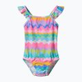 Dětské jednodílné plavky Speedo Ruffle citrus green