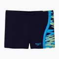 Chlapecké plavecké boxerky Speedo Hyperboom Splice Aquashort anthracite/hyper teal