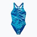 Dětské jednodílné plavky Speedo Hyperboom Print Medalist night watch/hyper teal