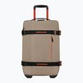 Cestovní kufr American Tourister Urban Track Duffle s kolečky 55 l With Wheels beige/orange