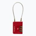 Visací zámek Samsonite Cablelock 3 Dial TSA red