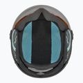 Dětská  lyžařská helma  Bollé Quiz Visor Jr black/blue matte/orange gun 5