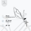 Sedačka na kolo bobike Exclusive Mini Evolve cinnamon brown 11