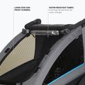 Přívěsný vozík za kolo Polisport Kids Trailer&Stroller black/grey 4
