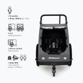Přívěsný vozík za kolo Polisport Kids Trailer&Stroller black/grey 7