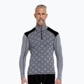 Pánská termo mikina Dovre Half Zip Jacquard grey