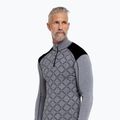 Pánská termo mikina Dovre Half Zip Jacquard grey 3