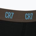 Pánské boxerky  CR7 Basic Trunk 3 pary black/brown 7