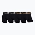 Pánské boxerky CR7 Basic Trunk 4 páry 2492 black