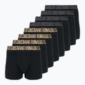 Pánské boxerky CR7 Basic Trunk 8 párů black