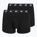 Pánské boxerky CR7 Fashion Trunk 2 pack black