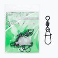 MADCAT Stainles Ball Bearing Swivels Egg Snap black 70913