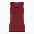 Dámské funkční tričko Dovre Wool Singlet burgundy