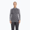 Dámská termo mikina Dovre Wool Organic Half Zip grey