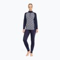 Dámská termo mikina Dovre Wool Organic Half Zip navy 2
