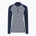 Dámská termo mikina Dovre Wool Organic Half Zip navy 6