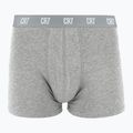 Pánské boxerky CR7 Basic Trunk 3 páry white/ greymelange/ black 3