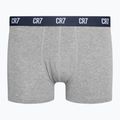 Pánské boxerky CR7 Basic Trunk 3 páry grey melange/white/navy 5