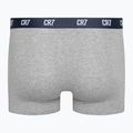 Pánské boxerky CR7 Basic Trunk 3 páry grey melange/white/navy 6