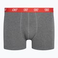 Pánské boxerky CR7 Basic Trunk 3 páry grey melange/red/navy 2