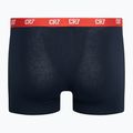 Pánské boxerky CR7 Basic Trunk 3 páry grey melange/red/navy 9