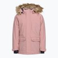 Dětská péřová bunda Color Kids Parka w. Fake Fur AF 10.000 růžová 740724