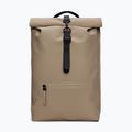 Městský batoh Rains Rucksack Rolltop Beige