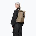 Městský batoh Rains Rucksack Rolltop Beige 4