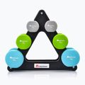 Sada činek se stojanem Meteor 2 x 1 kg / 2 x 2 kg / 2 x 3 kg barevné 30189 2