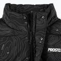 Péřová zimní bunda pánská PROSTO Puff Pattern černá KL222MOUT1052 4
