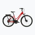 Dámské trekové kolo KROSS Trans 5.0 In red/silver/gloss