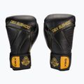 Boxerské rukavice Bushido z přírodní kůže černé B-2v14-10 oz 2